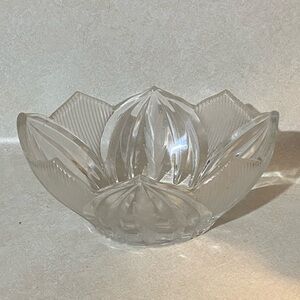 Elegant Clear Glass Bowl